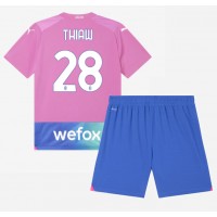 AC Milan Malick Thiaw #28 Rezervni Dres za djecu 2023-24 Kratak Rukav (+ Kratke hlače)